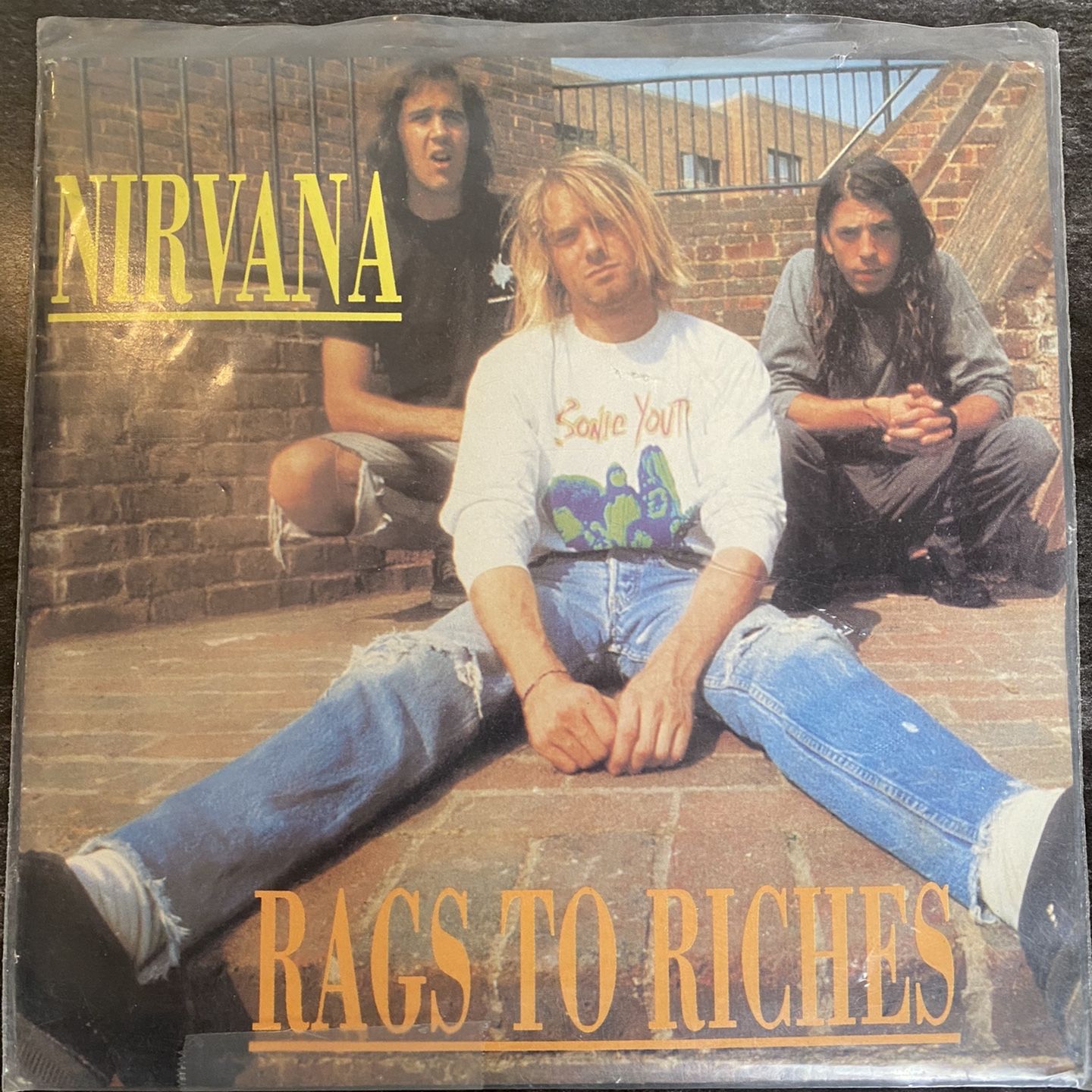 Vintage Nirvana Rags To Riches EU Import 7” Vinyl 45 Picture 