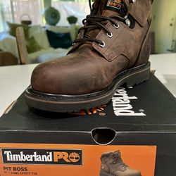 Timberland Pit Boss Boots - steel toe - Like New! 