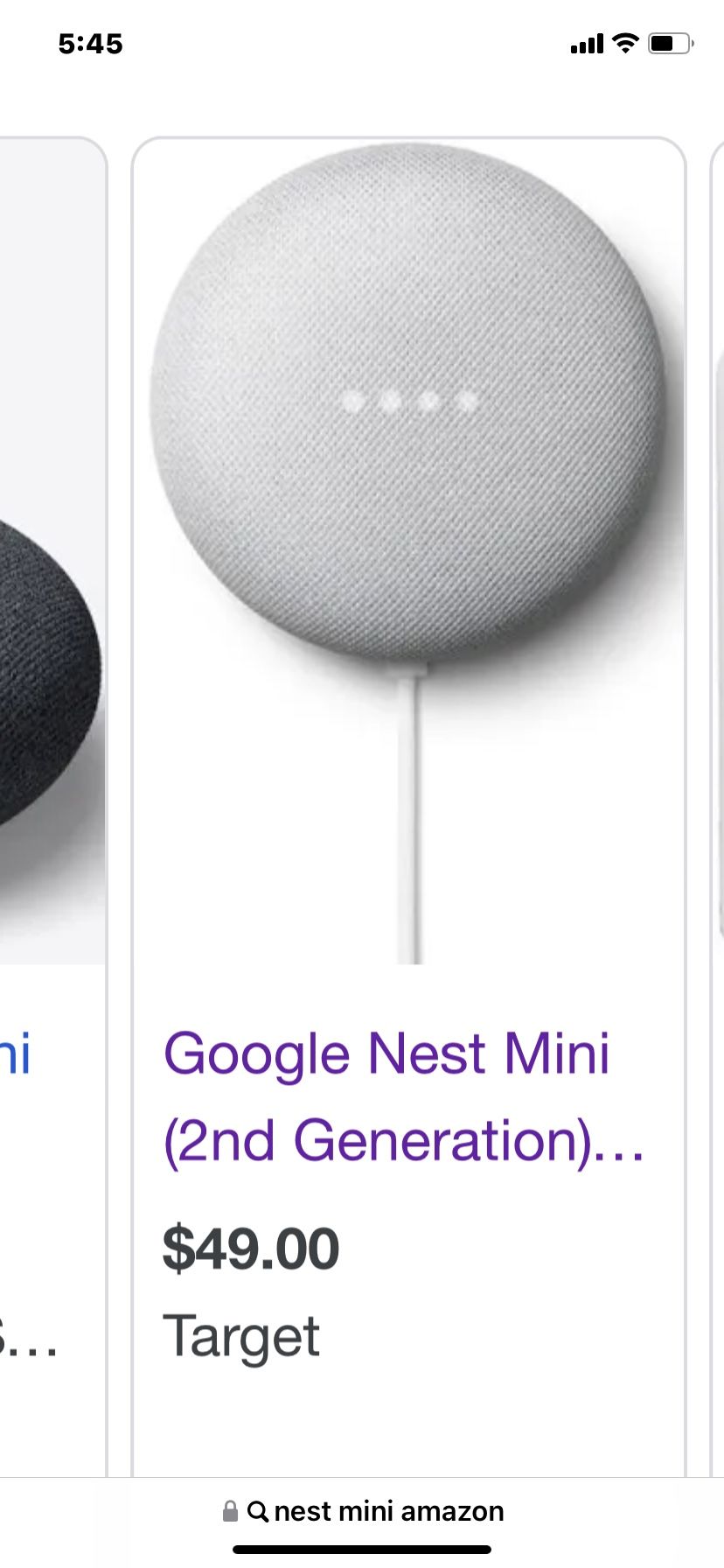 Nest mini 2nd Generation In Box
