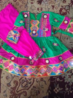 2 piec afghni dress