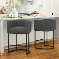 LueBona Jessica Series, From Home Depot, Modern Counter Barstools, 26" Seat Height, Set of 2