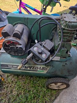 Speedaire Cast Iron Air Compressor