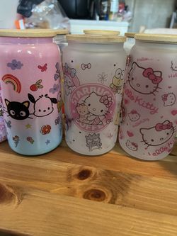 Sanrio Friends Glass Cup