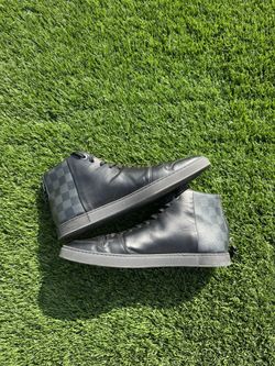 Authentic Black Louis Vuitton High Top Sneakers 