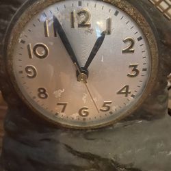 Antique Horse Clock Western Cowboy 