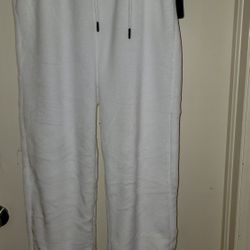 Angel Cult White Fuzzy Lounge Pants 