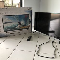 Proscan 1080p 2024 model PLDV321300 32 inch LED TV and DVD Combo HDMI Flat Screen Television with Remote