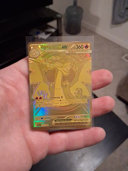 Gold Charizard X Ex
