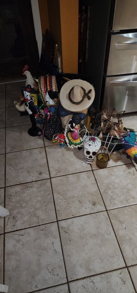 Sugar Skull And Mexican Docr.