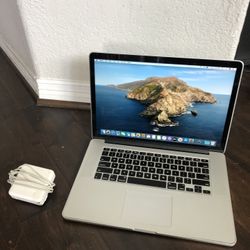 MacBook Pro 15” Retina A1398 Intel Core i7 2.6Ghz 16GB 128SSD WiFi USB iSight Camera OSX Catalina