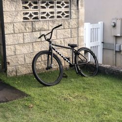 All Black Cult Devotion 26” BMX Bike 