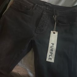 Purple jeans