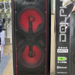 5500W Bluetooth Party Speaker w/ 2X12” Woofers