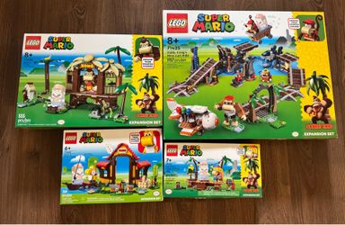 Super Mario/ Donkey Kong Lego Sets (4 NEW LEGO SETS)