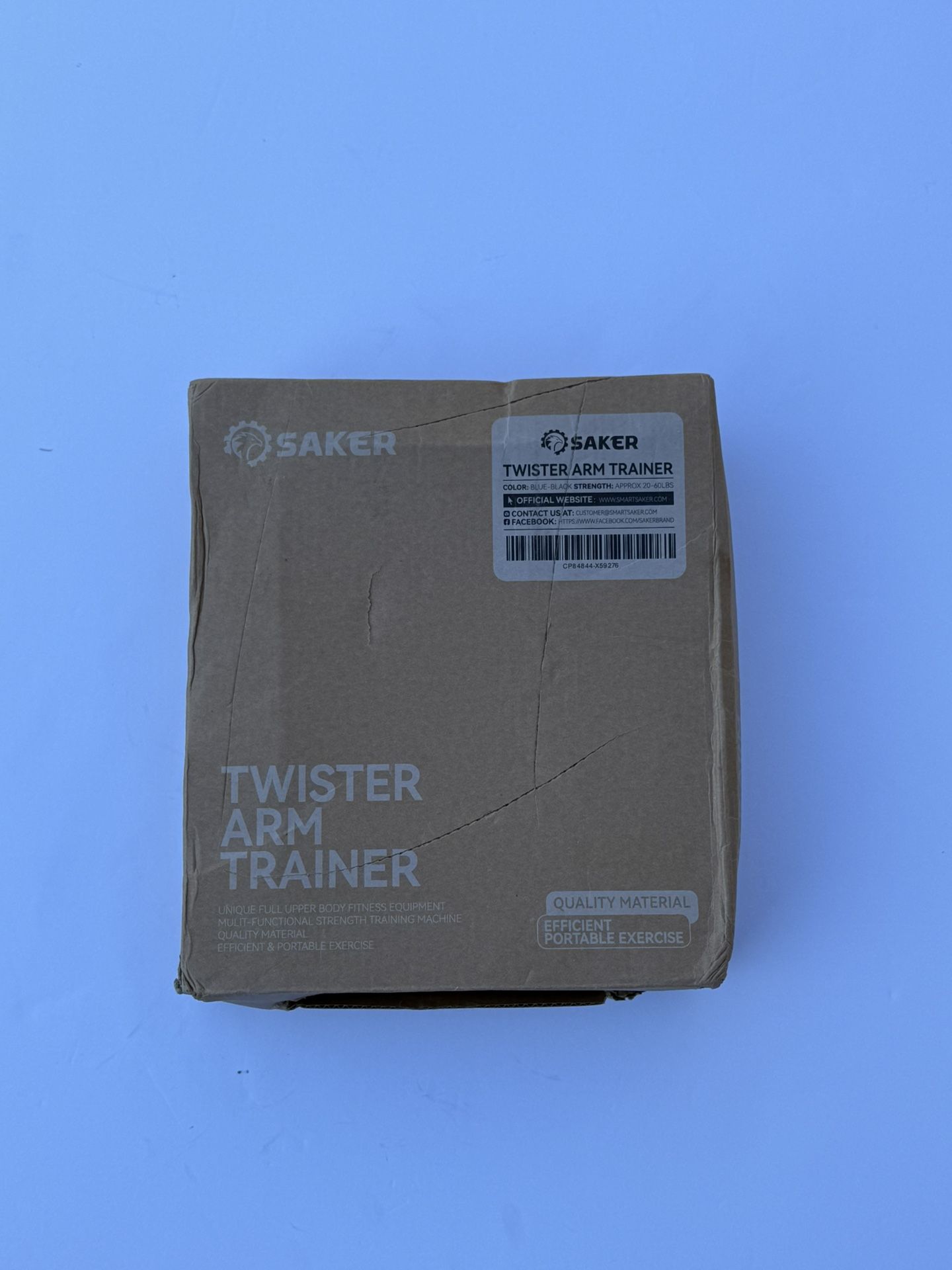 Saker Twister Arm Trainer PowerTwist Workout 20-60lbs - NEW in very beat up box