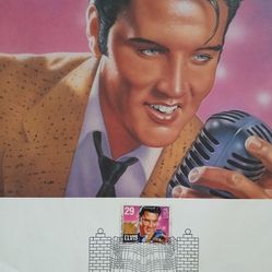 Vintage ELVIS PRESLEY STAMP