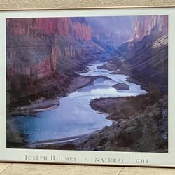 Joseph Holmes Framed Grand Canyon Art Print Poster 30” x 24”