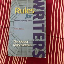 Rules For Writers 9th Edition 