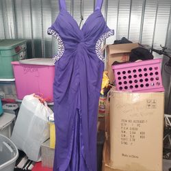 Purple Evening Dress