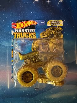 Hot Wheels Monster Trucks Mega Wrex Gold Edition 2024 HWR70 1/1 CHASE Exclusive