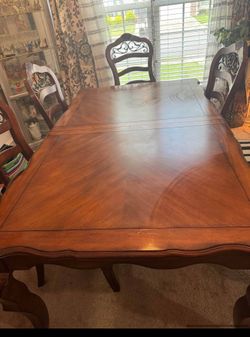 Moving Sale Six Chairs Table