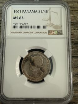 1961 Panama S1/4B MS63