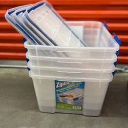 (4) Ziploc Weather Shield Storage Bins for Sale in Newark, NJ - OfferUp