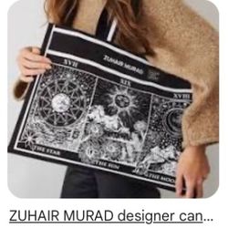 ZUHAIR MURAD designer canvas tote bag- $75 Each