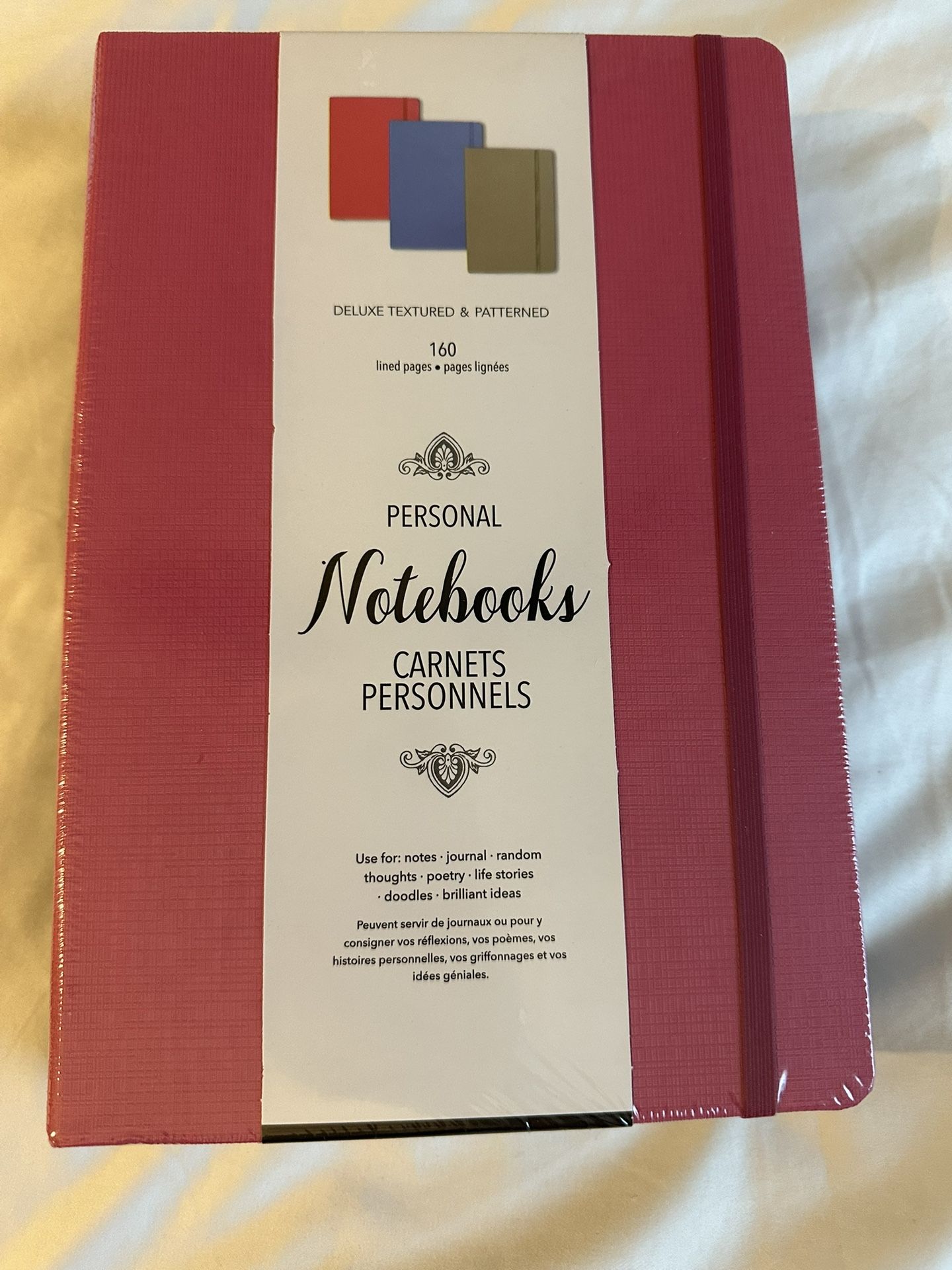 Set Of 3 Lined Notebooks BRAND NEW