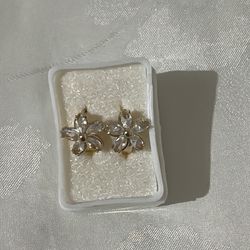 Aretes chapa de oro