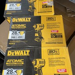 Dewalt Impact Atomic Impact Driver (NEW)