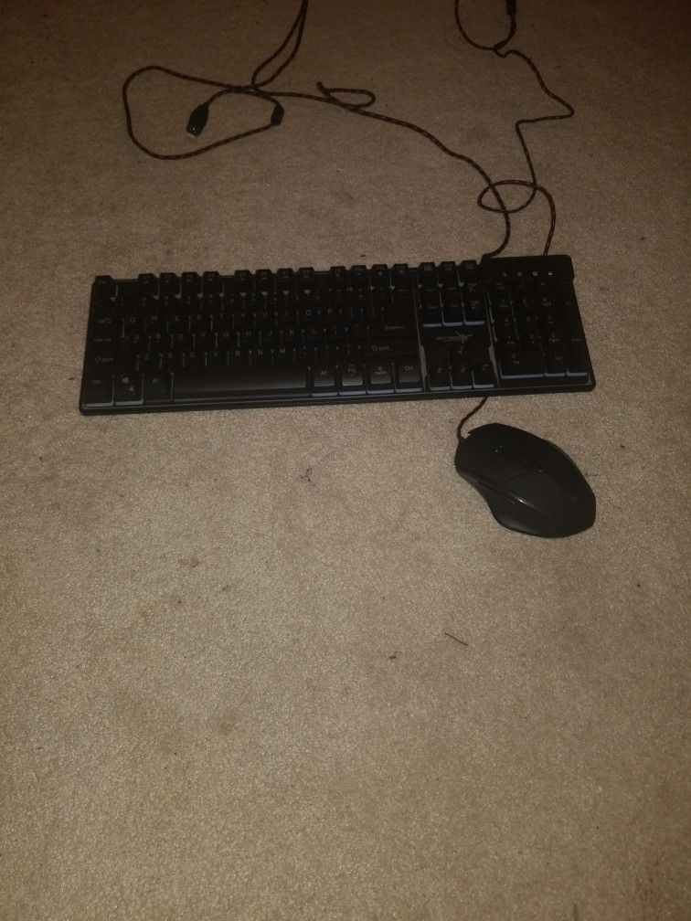 Gaming keyboard & mouse