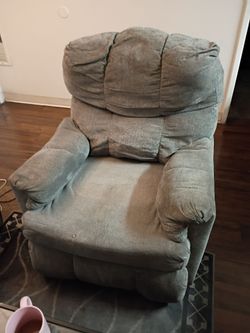 Gray recliner