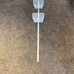 Ikea Algot Rack + 2 Baskets