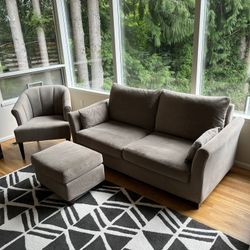 Sofa Loveseat and Chair
