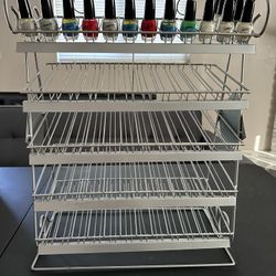 Nail Polish Rack Metal Hold Approx 360
