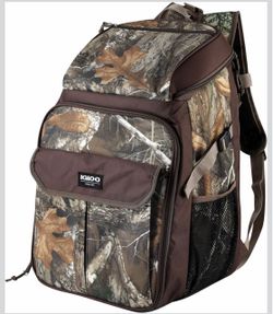 New 30 can camouflage backpack lunchkit