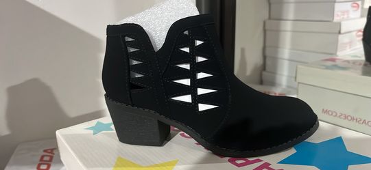Girls Black Ankle Boot 