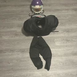 Adult Football Helmet Shoulder Pads Pants