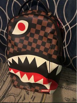 Sprayground Limited Edition "Big Check Shark" Backpack - DEADSTOCK with Tags!