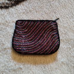 Nice Beaded Multicolor Wallet