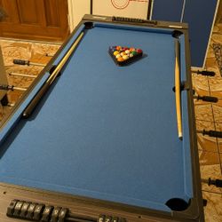 4-1 Game Table Pool Foosball air hockey ping pong