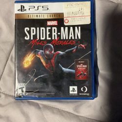 Spider-Man Miles Morales: ULTIMATE LAUNCH EDITION Ps5