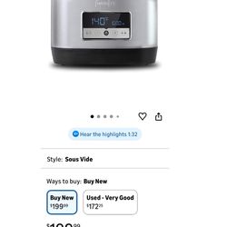 Sous Vide - Dash Chef Series Digital Sous Vide Bath - Sous Vide Machine for Steak, Poultry, Seafood & Vegetables - Includes Vacuum Pump, 10 Bags & Rec