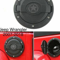 Gas Cap Fuel Filler Door Cover for Jeep Wrangler 2007-2018 JK & Unlimited Parts