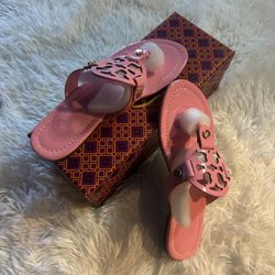 Tory Burch Pink Sandals Size: 6, 7
