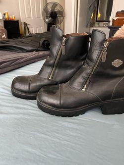 Leather Harley Davidson boots