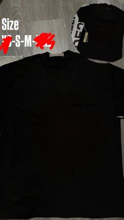 Fear of God Essentials Black T-Shirt