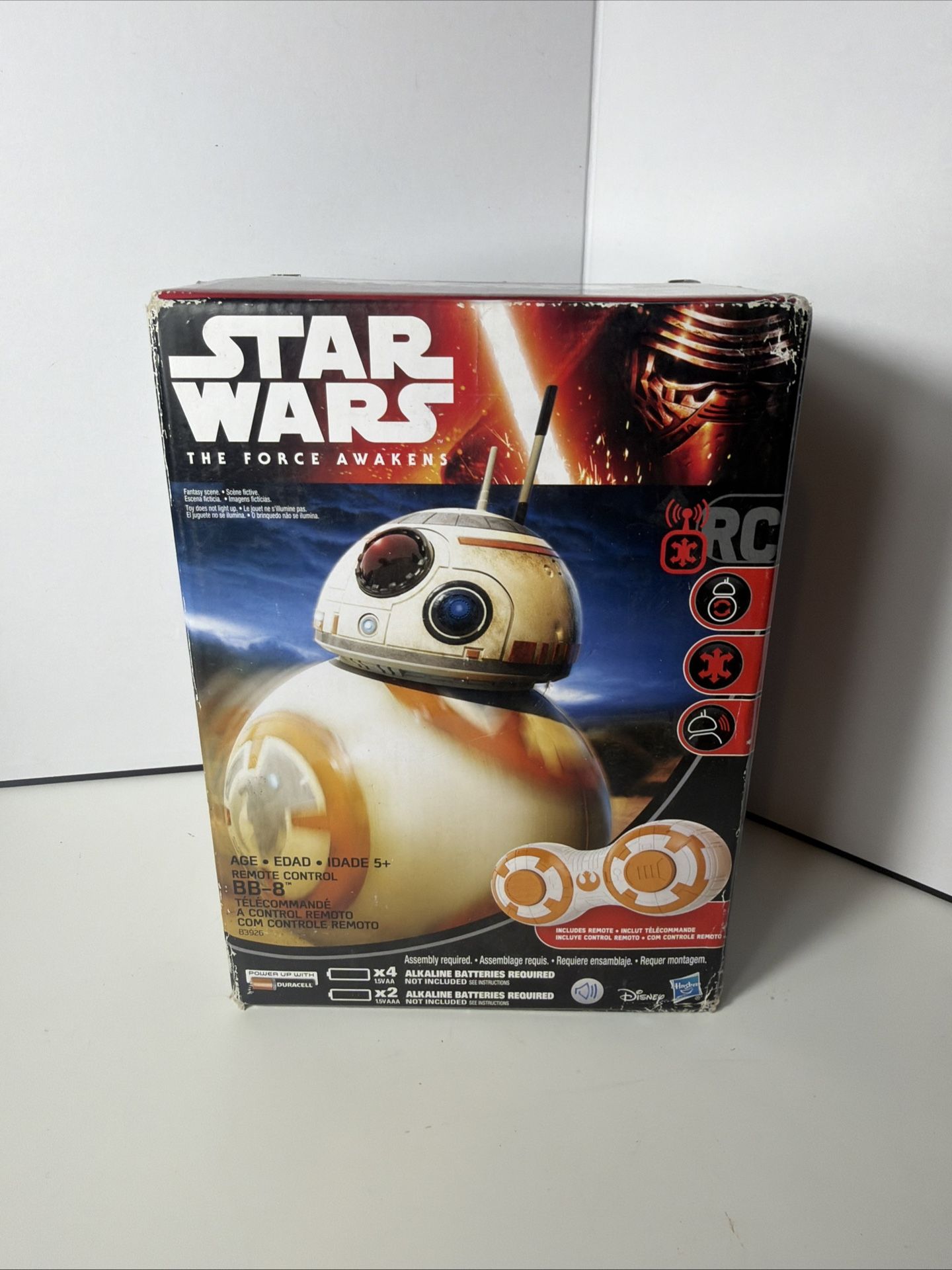Star Wars The Force Awakens RC BB-8 Droid Remote Control Disney Hasbro (Sealed)