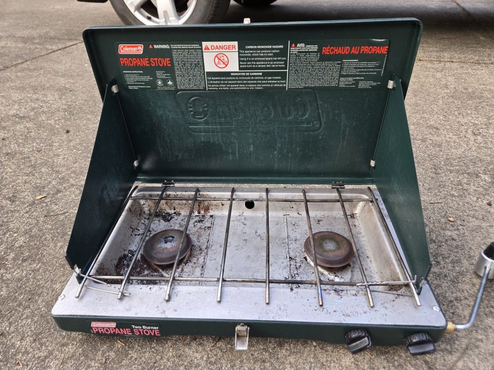 2 Burner Coleman propane stove